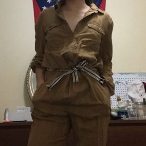 Vintage loft utility jumpsuit